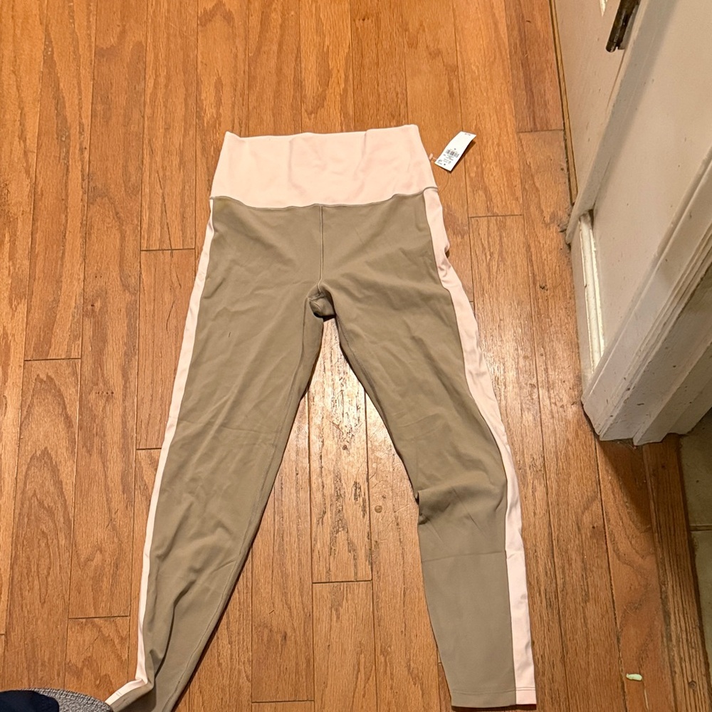 Women’s Tan and Pink Leggings